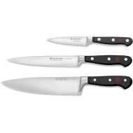 WUSTHOF Classic 3-Piece Chef's Knife Set, Black