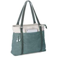 [아마존베스트]Wxnow Women Laptop Tote Bag Canvas Handbag Purse Shoulder Bag