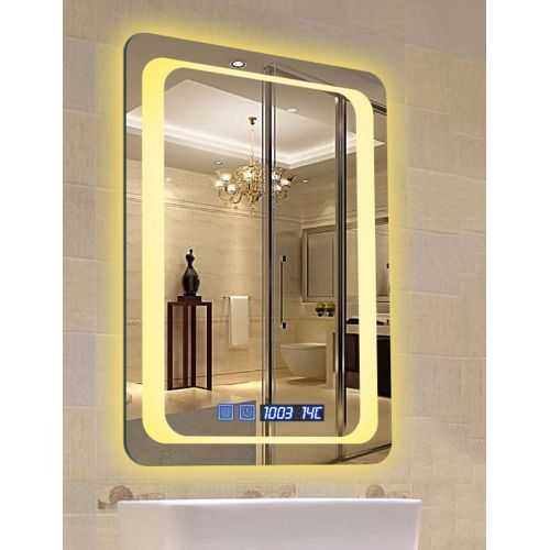  Wysm Smart LED Bathroom Mirror Bathroom Rectangle Bathroom Mirror Wall Mounted Bathroom Toilet Mirror...