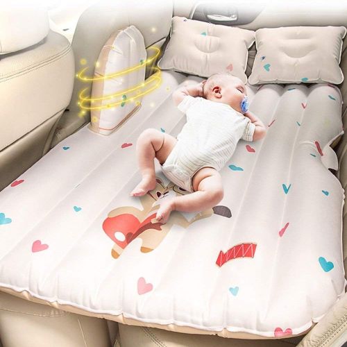  Wyyggnb Car Air Bed,Cushion for Kids Outdoor Auto Back Seat,Inflatable Bed Car Sleeping Mats Kits Accessories Air Bedcar Inflatable Travel Bed
