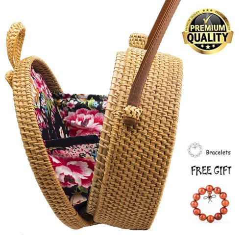  X/c/QmJVj1lPDMsRxaawyH225dgAAAFq90vyNgEAAAH2ARqUU Handwoven Round Rattan Bag Shoulder Leather Straps Natural Chic Hand