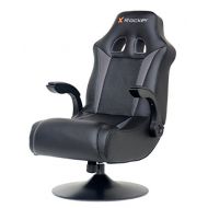 X Rocker 5128301 2.1 Wireless Bluetooth Audi Pedestal Video Gaming Chair, Black