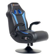 X Rocker Vibe 2.1 Bt 5128201 2.1 Wireless Bluetooth Audi Pedestal Video Gaming Chair, BlackBlue