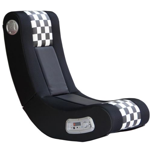  X Rocker 5171101 Drift Wireless 2.1 Sound Gaming Chair, BlackWhite Checkered Flag