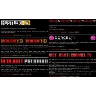 X TV EliteHD: Redlight / Hustler HD Card 12 Months 3 channels Viaccess HD 10 SD