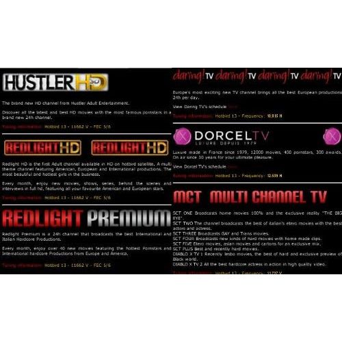  X TV EliteHD: Redlight / Hustler HD Card 12 Months 3 channels Viaccess HD 10 SD