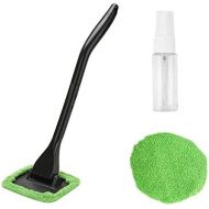 X XINDELL XINDELL Window Windshield Cleaning Tool Microfiber Cloth Car Cleanser Brush with Detachable Handle Auto Inside Glass Wiper Interior Accessories Car Cleaning Kit