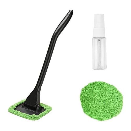  X XINDELL XINDELL Window Windshield Cleaning Tool Microfiber Cloth Car Cleanser Brush with Detachable Handle Auto Inside Glass Wiper Interior Accessories Car Cleaning Kit