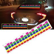 [아마존베스트]X xotic tech Xotic Tech Multi Color Auto Sound Music Beat Activated Car Stickers Equalizer Glow LED Light Audio Voice Rhythm Lamp 27.63 x 6.53 / 70cm X 16cm