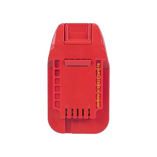  X-Adapter Fits Bauer 20v MAX Cordless Tools Compatible with Black & Decker 20v MAX (NOT Old 18v) Lithium Batteries- Adapter Only, RED (BD-BE20)