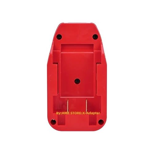 X-Adapter Fits Bauer 20v MAX Cordless Tools Compatible with Black & Decker 20v MAX (NOT Old 18v) Lithium Batteries- Adapter Only, RED (BD-BE20)