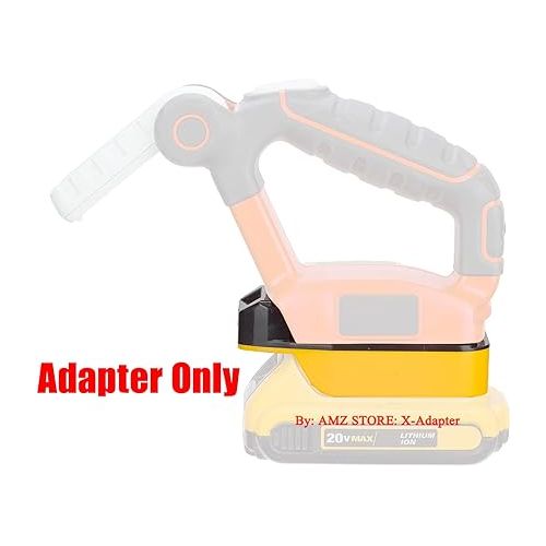  1x Adapter Only Fits Black & Decker Fits Porter Cable 20v MAX (Not Old 18v) Tools Compatible with DeWalt 20v MAX Li-Ion Battery - Adapter Only
