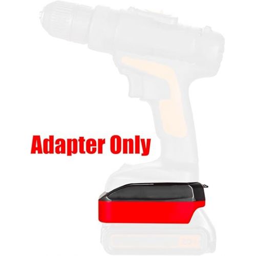  1x Adapter Only Fits Worx 20v USA Version Cordless Tools Compatible with Porter Cable & Black+Decker 20v MAX (NOT Old 18v) Lithium Batteries - Adapter Only