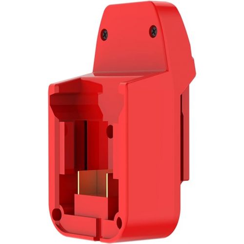  1x Adapter Fits Bauer 20v MAX Cordless Tools Compatible with Milwaukee M18 (Not Old V18) Red Lithium Batteries- Adapter Only