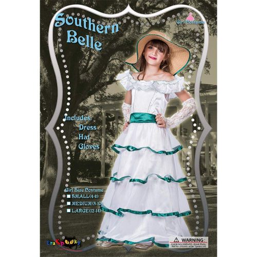  X-COSTUME Christmas Costume,Girls Princess Costume Cute Lace Southern Belle Halloween Costume Dress for Kids Girls (Small)