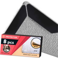 X-Protector Rug Grippers X-PROTECTOR 8 PACK - Rug Tape - Carpet Tape - Rug Grippers For Hardwood Floors. KEEPS YOUR RUG IN PLACE & MAKES CORNERS FLAT. Premium Carpet Gripper  Anti Slip Rug Pa