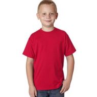 X-Temp Boys Deep Red Cotton and Polyester Performance T-shirt by Hanes