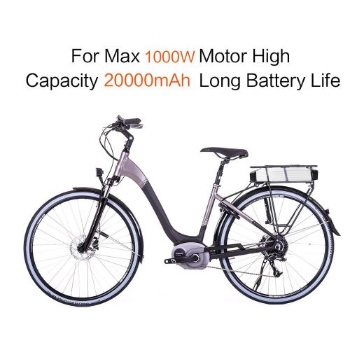  X-go Ebike Battery 48V 20AH 10AH / 36V 10AH Lithium Li-ion Battery with Charger and BMS Protection Board, E-Bike Battery for 250W 350W 500W 700W 1000W Motor