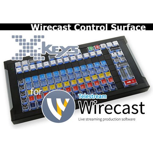  X-keys Wirecast Control Surface for Wirecast 9