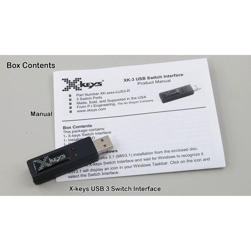  X-keys USB Three-Switch Interface