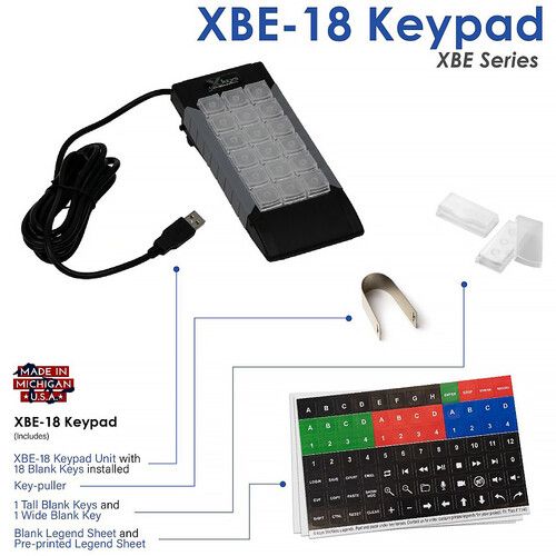  X-keys XBE-18 Keypad