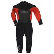 X2O Junior Boys Full Wetsuit, Red, X-Large