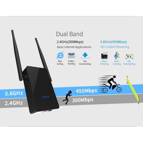  XAJGW 300 Mbps Wireless WiFi Router 11AC Dual Band 2.4Ghz5.8Ghz WiFi Repeater Mi WiFi Signal Amplification Repeater 2