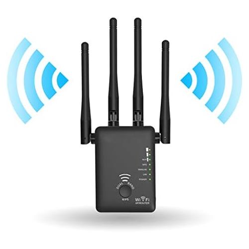  XAJGW AC1200 WiFi RepeaterRouterAccess Point Wireless Wi-Fi Range Extender WiFi Signal Amplifier with External Antennas Hot