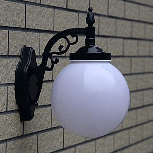  XAJGW E27 Wall Sconces Mounted Wall Lamps 60W retrothe Ledwall Lights Outdoor Waterproof Iron Exterior Courtyard Terrace Lights (Color : Style A)