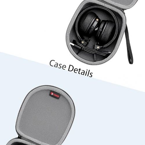  XANAD Hard Case for Marshall Major IV/II/Major III /1 2 3 4 Mid ANC Headphone - Travel Carrying Protective Bag