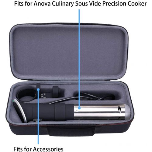  XANAD Hard Case for Anova Culinary Sous Vide Precision Cooker 800 Watts or 900 Watts - Storage Travel Carrying Protective Bag