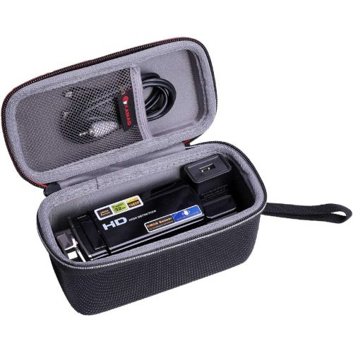  XANAD Hard Case for Kicteck Video Camera or Sony HDR CX675 Camcorder Digital YouTube Vlogging Camera Recorder - Travel Protective Bag