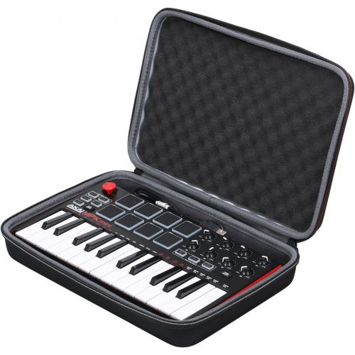  [아마존베스트]XANAD Hard Protective Case for Akai Professional MPK Mini MKII & MK3 & MPK Mini Play | 25-Key Ultra-Portable USB MIDI Drum Pad & Keyboard Controller