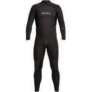 XCEL Men's Axis, Back Zip Full Wetsuit, Easy Entry, High Performance Stretch, 4/3mm