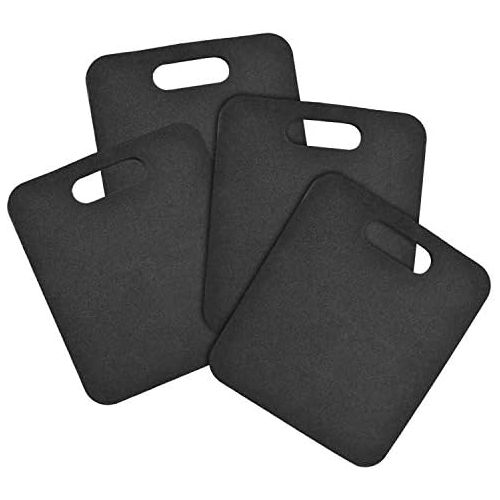  XCEL 4 Pack Stadium Seat Cushions, Weather and Water Resistant, Kneeling Pad, Multi-Purpose Cushion Pad, 14 x 12 x 1 Foam Pads, Made in USA (4 Pack)