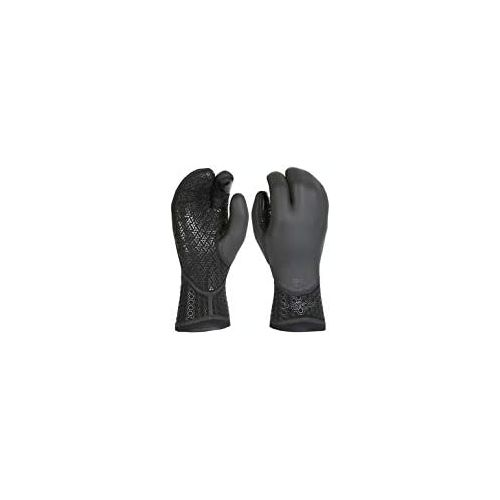  Xcel Drylock 3mm Texture Skin 3 Finger Glove Fall 2017, Black, XX-Small