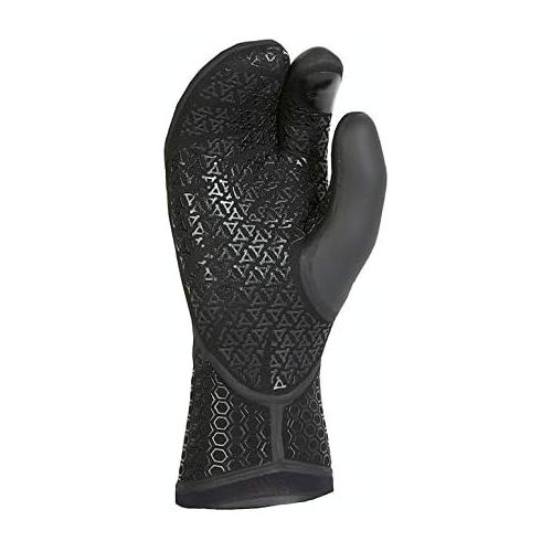  Xcel Drylock 3mm Texture Skin 3 Finger Glove Fall 2017, Black, XX-Small