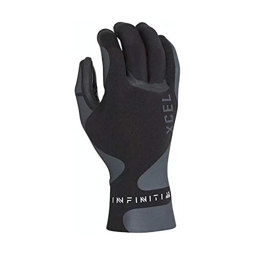  Xcel Fall 2017 Infiniti 5 Finger Glove, Black, Medium1.5mm