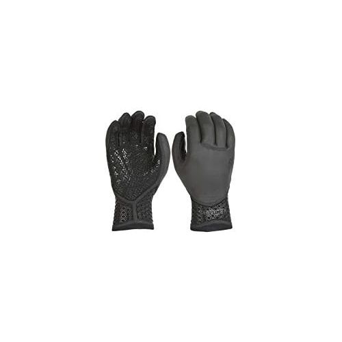  Xcel Drylock 5mm Texture Skin 5 Finger Glove Fall 2017, Black, XX-Small