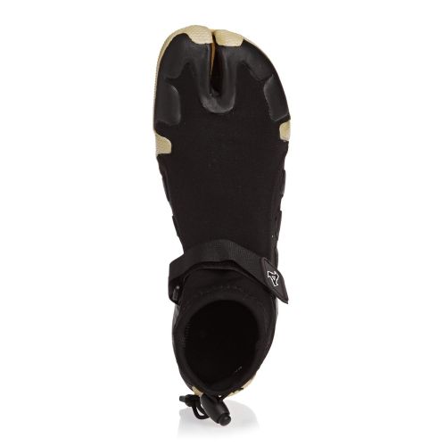  Xcel Infiniti Split Toe Reef Boots, BlackGum, Size 61mm