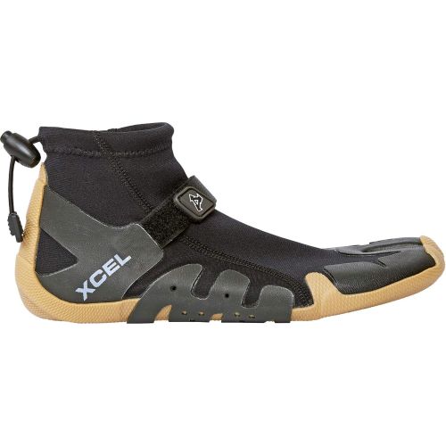  Xcel Infiniti Split Toe Reef Boots, BlackGum, Size 131mm