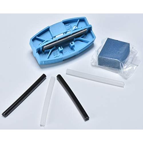  [아마존베스트]XCMAN New Complete Edge Care Kit Side Ski Angle Tool+Gummi Stone+PTEX Base Repair 2019 Version