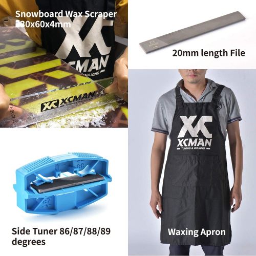 [아마존베스트]XCMAN Complete Ski Snowboard Tuning and Waxing Kit with Waxing Iron,Universal Wax,Edge Tuner,Brush,Wax Scraper,Ptex