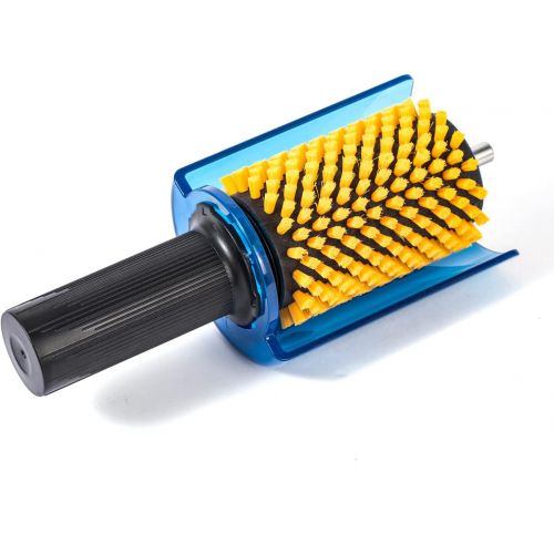  [아마존베스트]XCMAN Ski Roto Brush Kit Roto Brush Handle Axle with All 3 Brushes:Nylon,Horsehiar,Brass/Cork