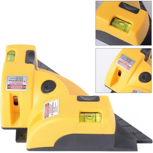  [아마존베스트]XCSOURCE Right Angle 90 degree Vertical Horizontal Laser Line Projection Square Level Laser Square BI010