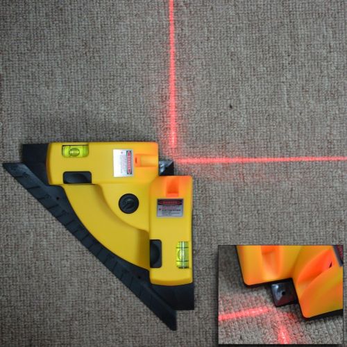  [아마존베스트]XCSOURCE Right Angle 90 degree Vertical Horizontal Laser Line Projection Square Level Laser Square BI010