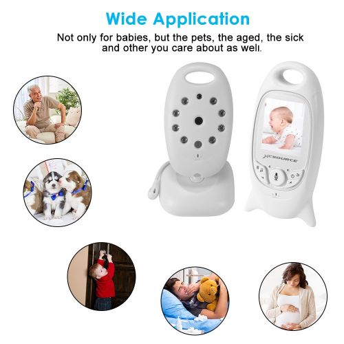  XCSOURCE 2.4 GHz Wireless Digital Video Baby Monitor Audio Talk Night Vision XC306