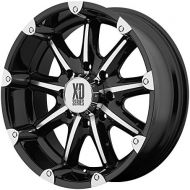 XD Series by KMC Wheels XD779 Badlands Gloss Black Wheel with Machined Accents (18x9/6x139.7mm, -12mm offset)