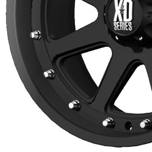  XD Series by KMC Wheels XD798 Addict Matte Black Wheel (17x9/6x139.7mm, -12mm offset)