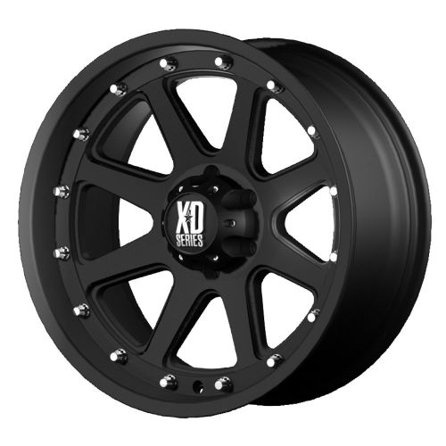  XD Series by KMC Wheels XD798 Addict Matte Black Wheel (17x9/6x139.7mm, -12mm offset)